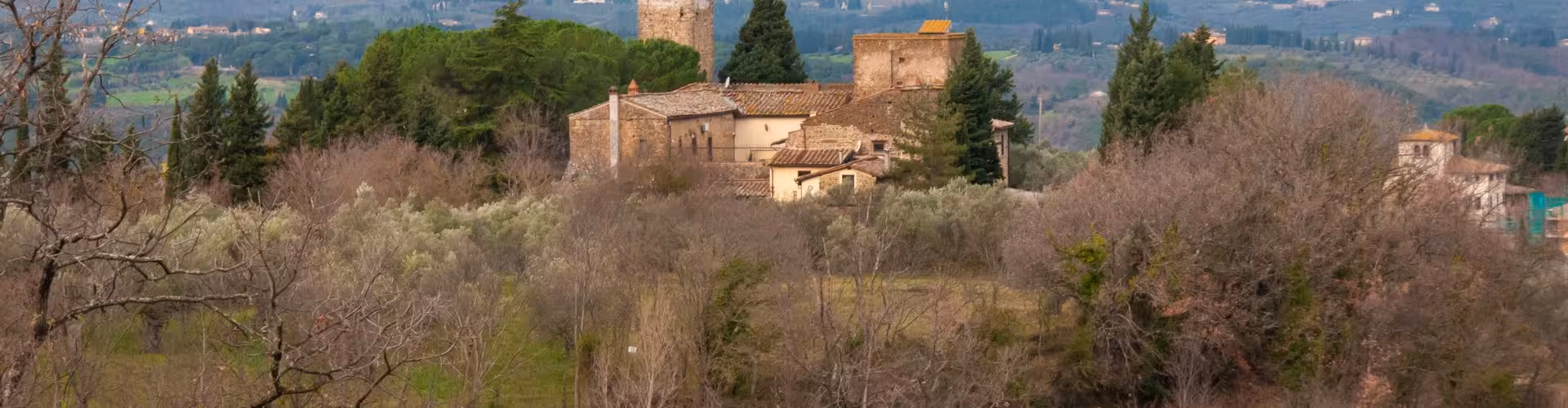 The hamlet of Quarate in Bagno a Ripoli, Tuscany, Italy.