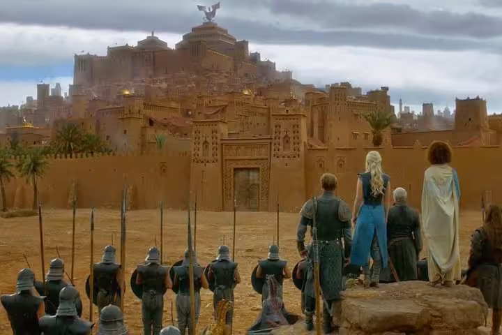 Ait Benhaddou kasbah near Ouarzazate on Morocco 9-day tour from Tangier to Marrakech via Atlas Mountains