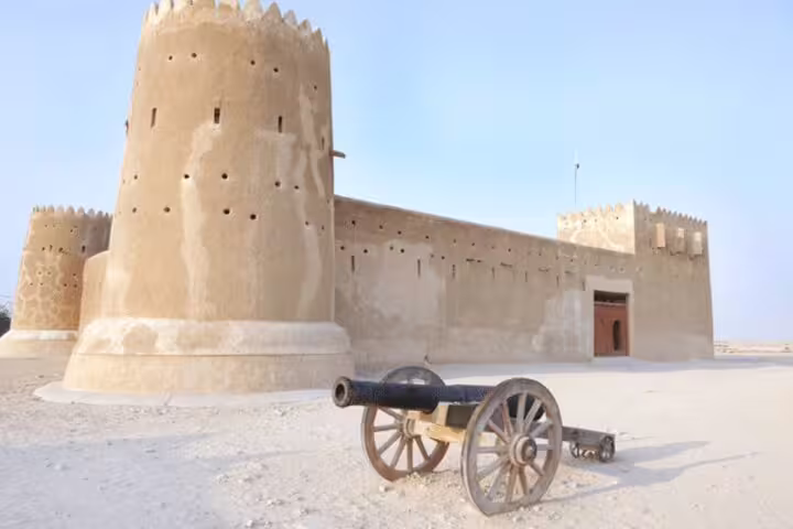 Explore Al Zubarah Fort in Qatar, a key highlight of the North Qatar Half-Day Tour, showcasing rich history and culture.