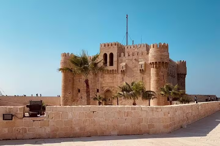 Alexandria Citadel of Qaitbay coastal fortress, key stop before El Alamein WWII private history tour