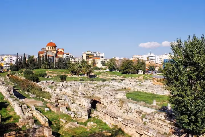 Ancient Agora ruins in Athens near the Acropolis, ideal add-on to skip-the-line Acropolis tickets tour