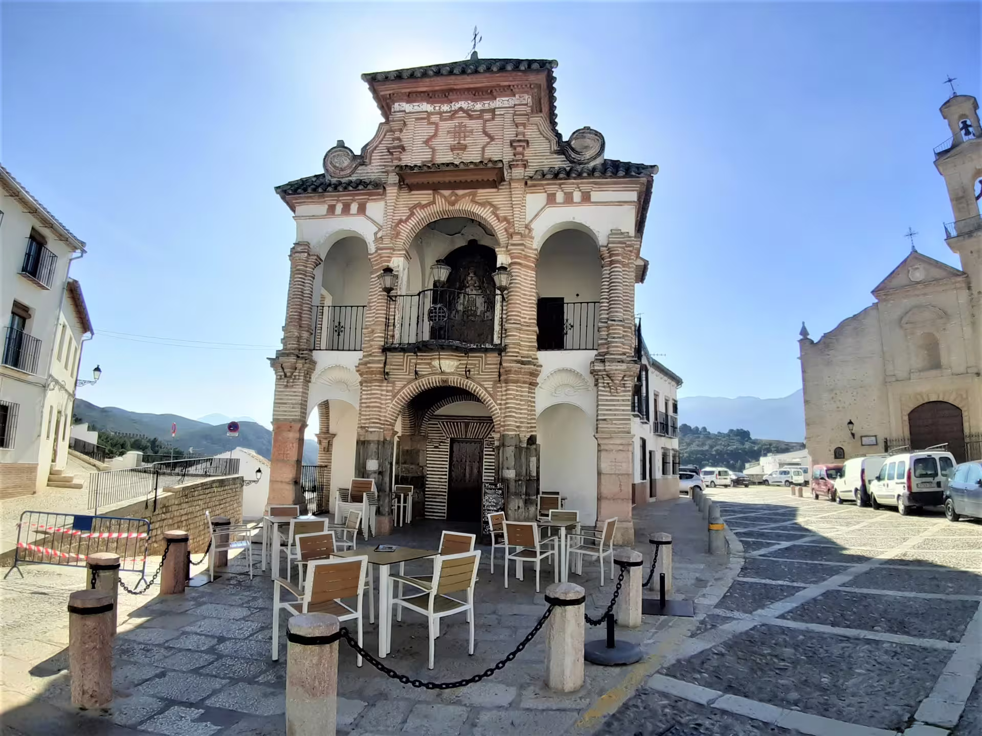 Antequera historic center square and baroque arch on a private tour from Costa del Sol, Spain