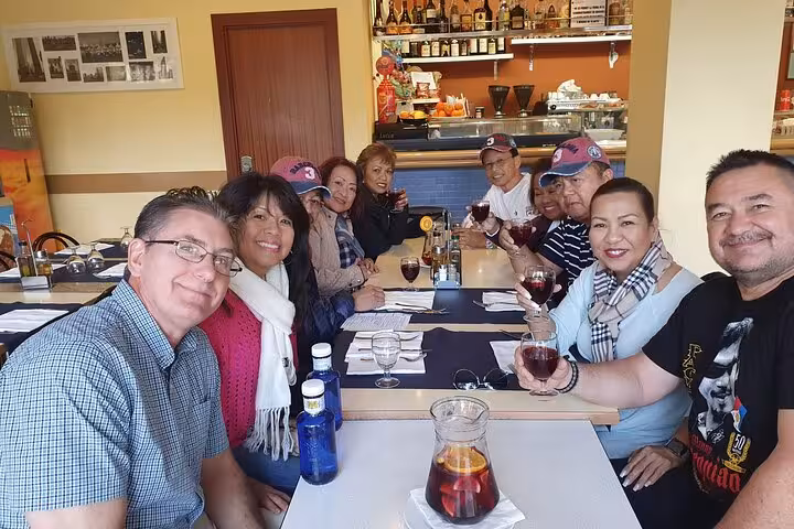 Tour group enjoying lunch and drinks in Cork City on Dublin to Blarney Castle and Rock of Cashel day tour
