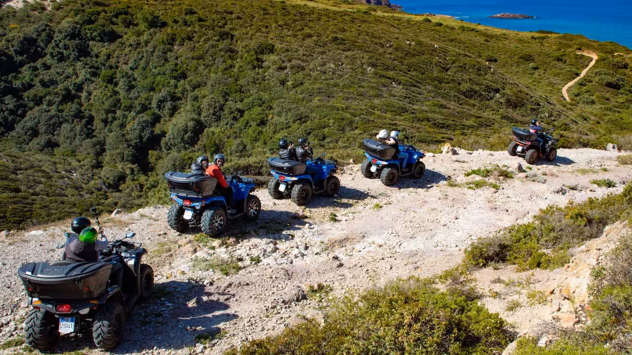 Explore stunning landscapes on a thrilling 3-hour ATV tour in Bosa, featuring rugged trails and breathtaking views.
