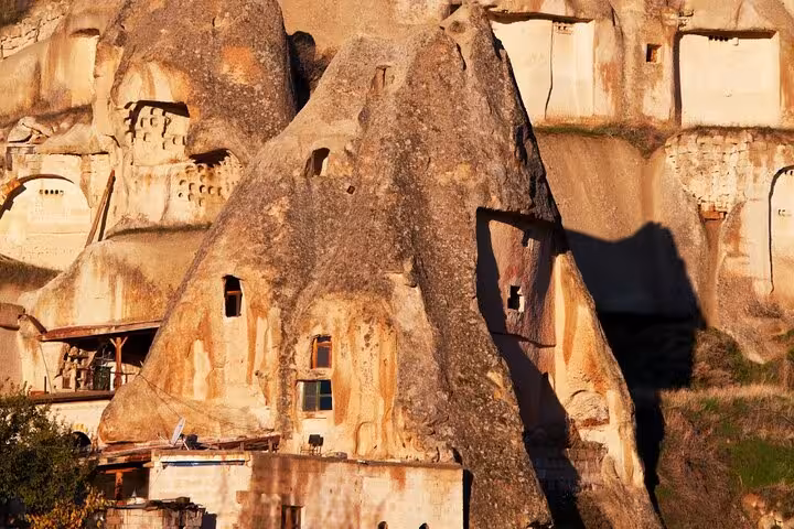 Cappadocia cave house carved into rock in Göreme, featured on an all-inclusive private guided tour
