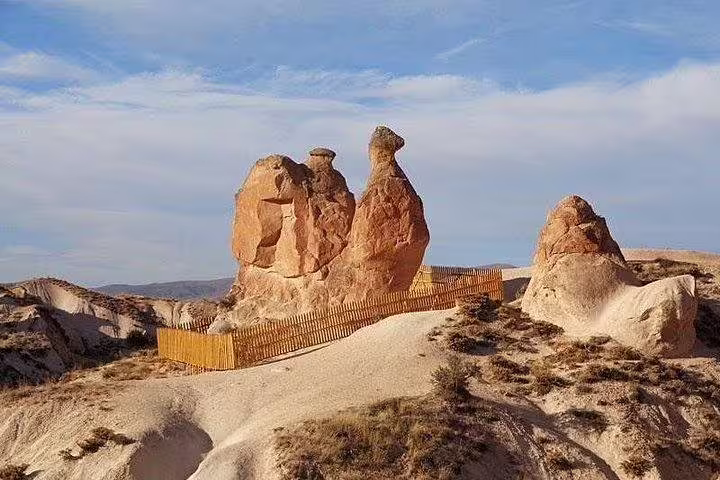 Iconic fairy chimneys at Devrent Valley in Cappadocia, a must-see on a private tour adventure.