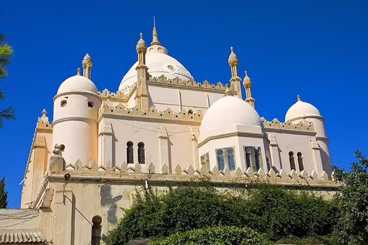 Discover the architectural beauty of Carthage's historic cathedral with its stunning domes on a half-day guided tour.