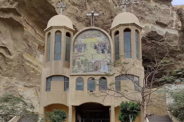 Cave Church of Saint Simon in Mokattam, Old Cairo stop on a private tour with expert local guide