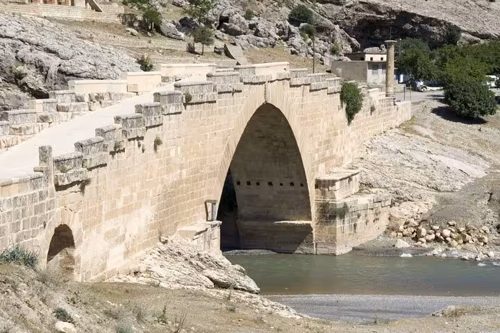 Historic Cendere Bridge near Mount Nemrut on Commagene tour, 2-day 1-night from Istanbul by plane