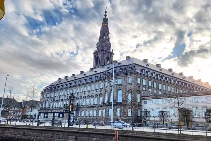 Explore the majestic architecture of Copenhagen's Christiansborg Palace on our immersive two-hour city tour.