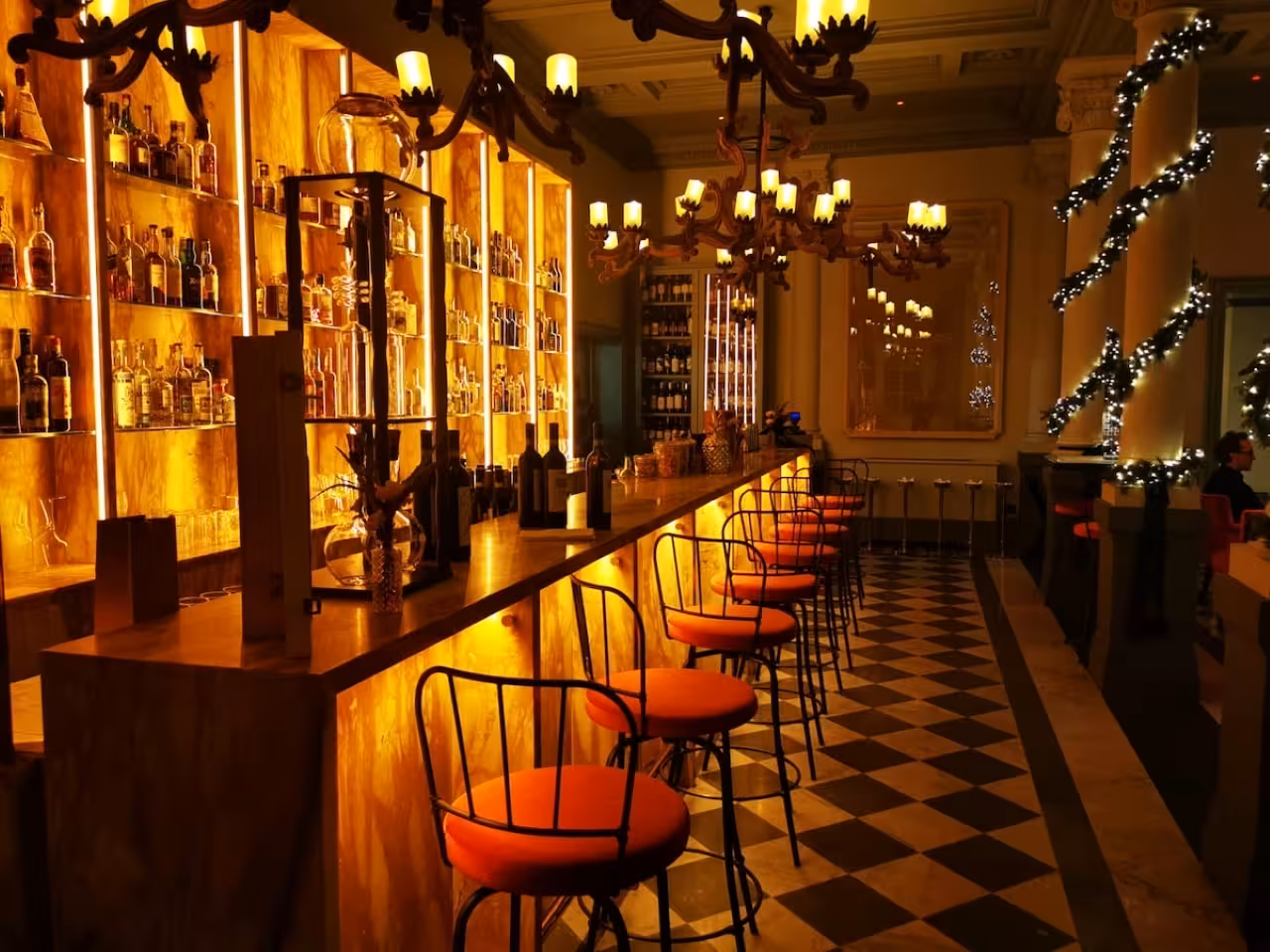 Helvetia & Bristol bar in Florence, elegant setting for Cibrèo exclusive cooking class experience