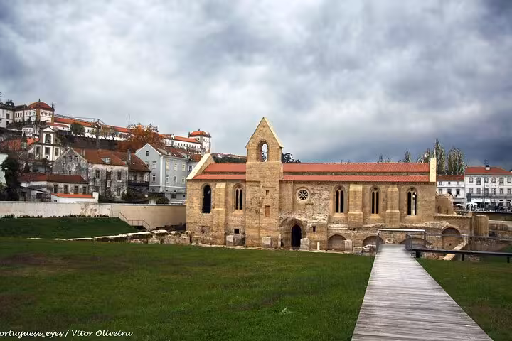Explore the historic ruins of Santa Clara-a-Velha during the Coimbra Downtown private walking tour.