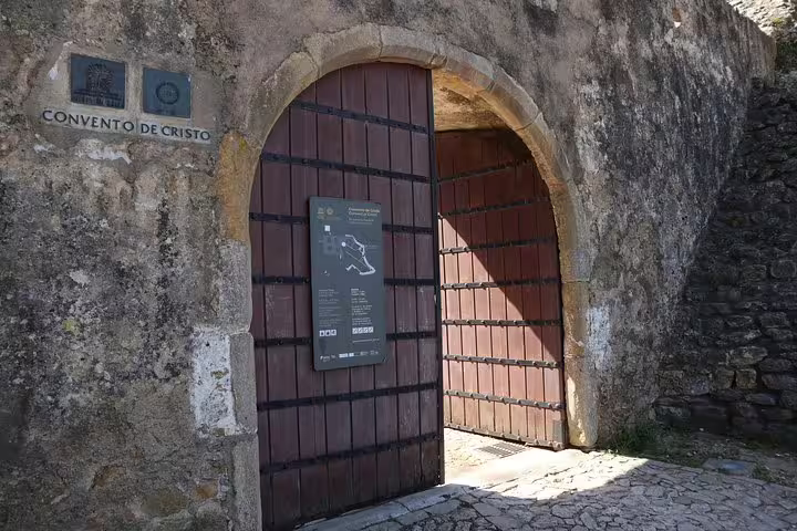 Entrance to the Convent of Christ, a must-see on the Tomar and Mafra Small Group Tour from Lisbon.