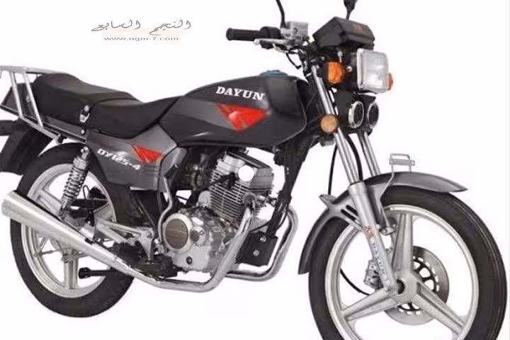 Dayun 125cc motorcycle for rent in Luxor, Egypt, ideal for self-drive city tours and temple visits