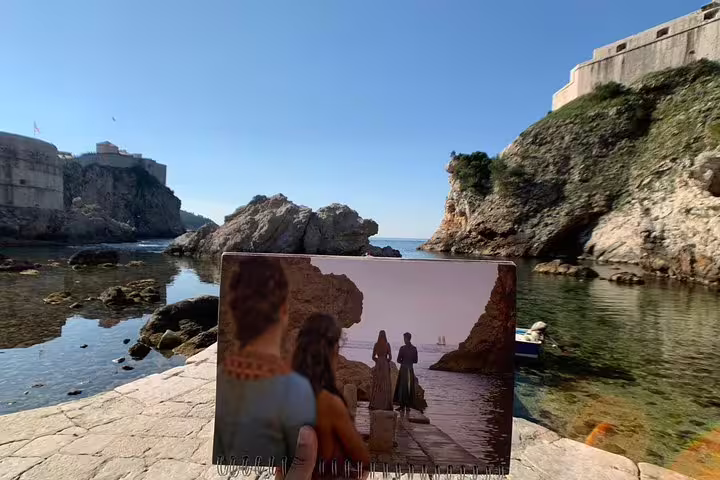 Dubrovnik shoreline at Fort Lovrijenac, Game of Thrones King’s Landing and Iron Throne group tour stop