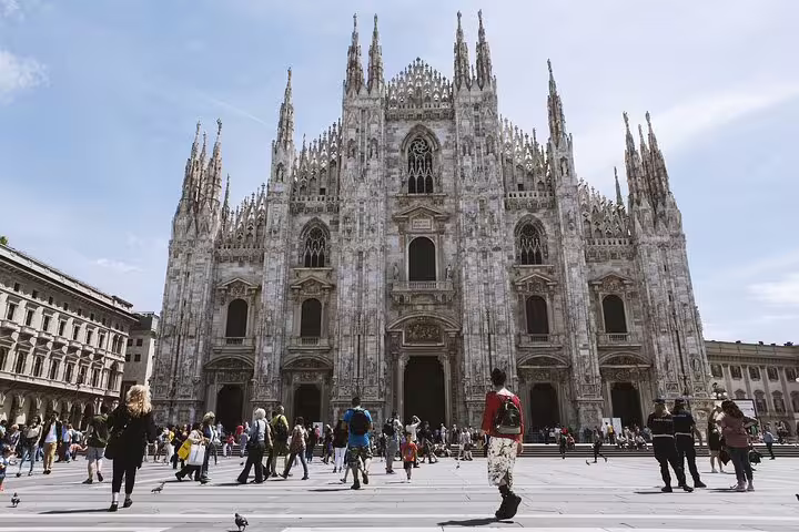 Duomo di Milano in Piazza del Duomo, key landmark stop on a self-paced e-scavenger hunt city tour
