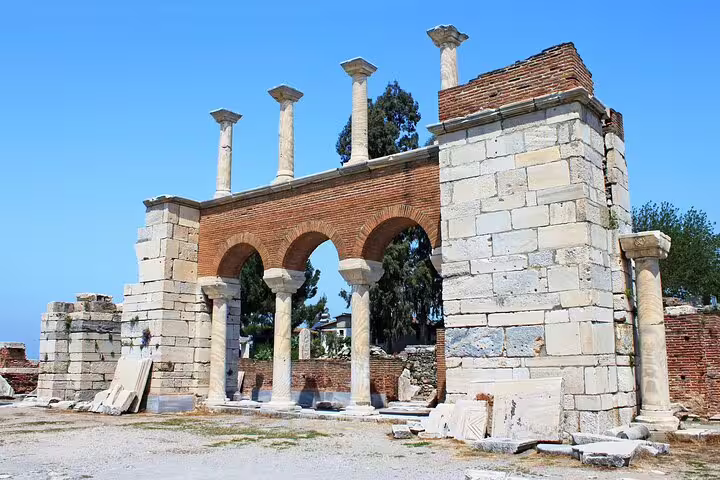 Explore the ancient ruins of Ephesus with skip-the-line access on a private tour from Kusadasi Port.