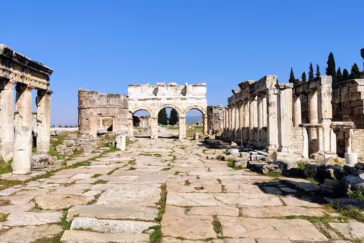 Ancient Ephesus Curetes Street and Roman ruins, part of the 2-day MINI group tour from Kusadasi