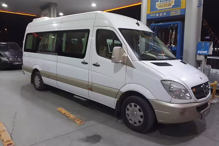 Private tour minibus transfer for all inclusive Ephesus day trip from Istanbul by plane with driver