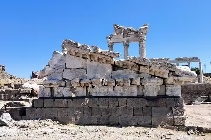 Ancient marble ruins at Ephesus on Istanbul to Seven Churches of Asia Minor 4-night 4-star hotel tour