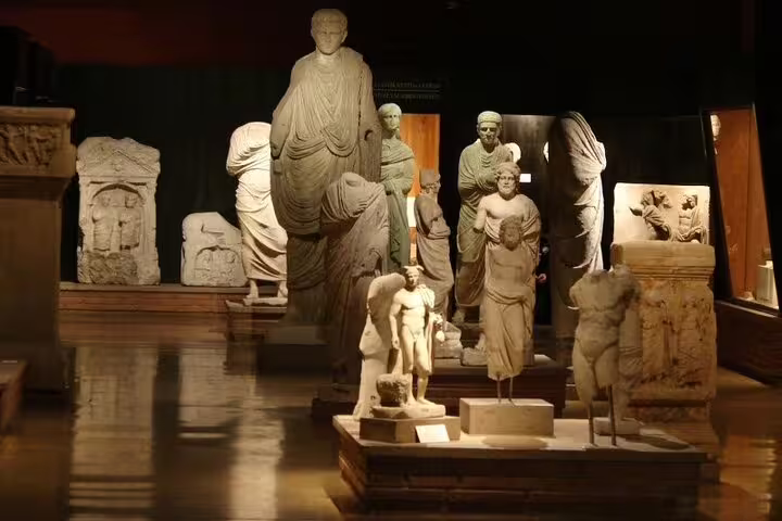 Explore ancient statues at Ephesus Museum on a private tour with entry fees and lunch included.