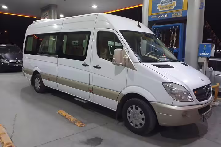 Private air-conditioned minibus for all-inclusive half-day Ephesus and Sirince Village tour with lunch