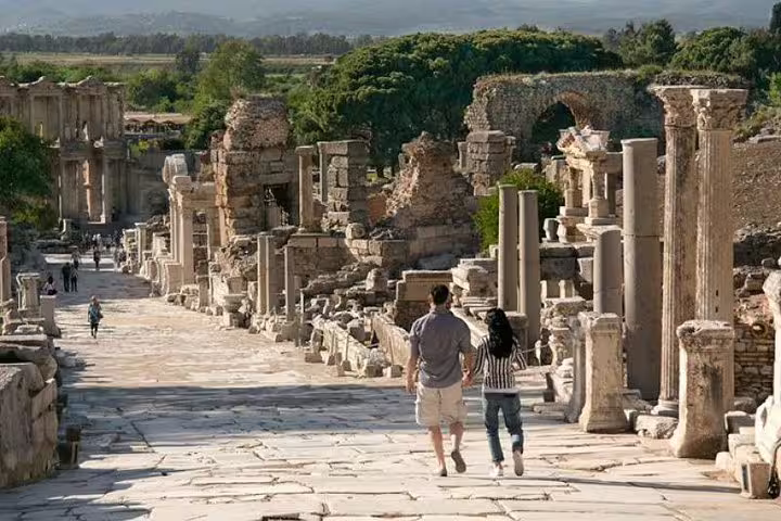 Stroll through the historic marble streets of Ephesus with guided tours from Istanbul, including flights.