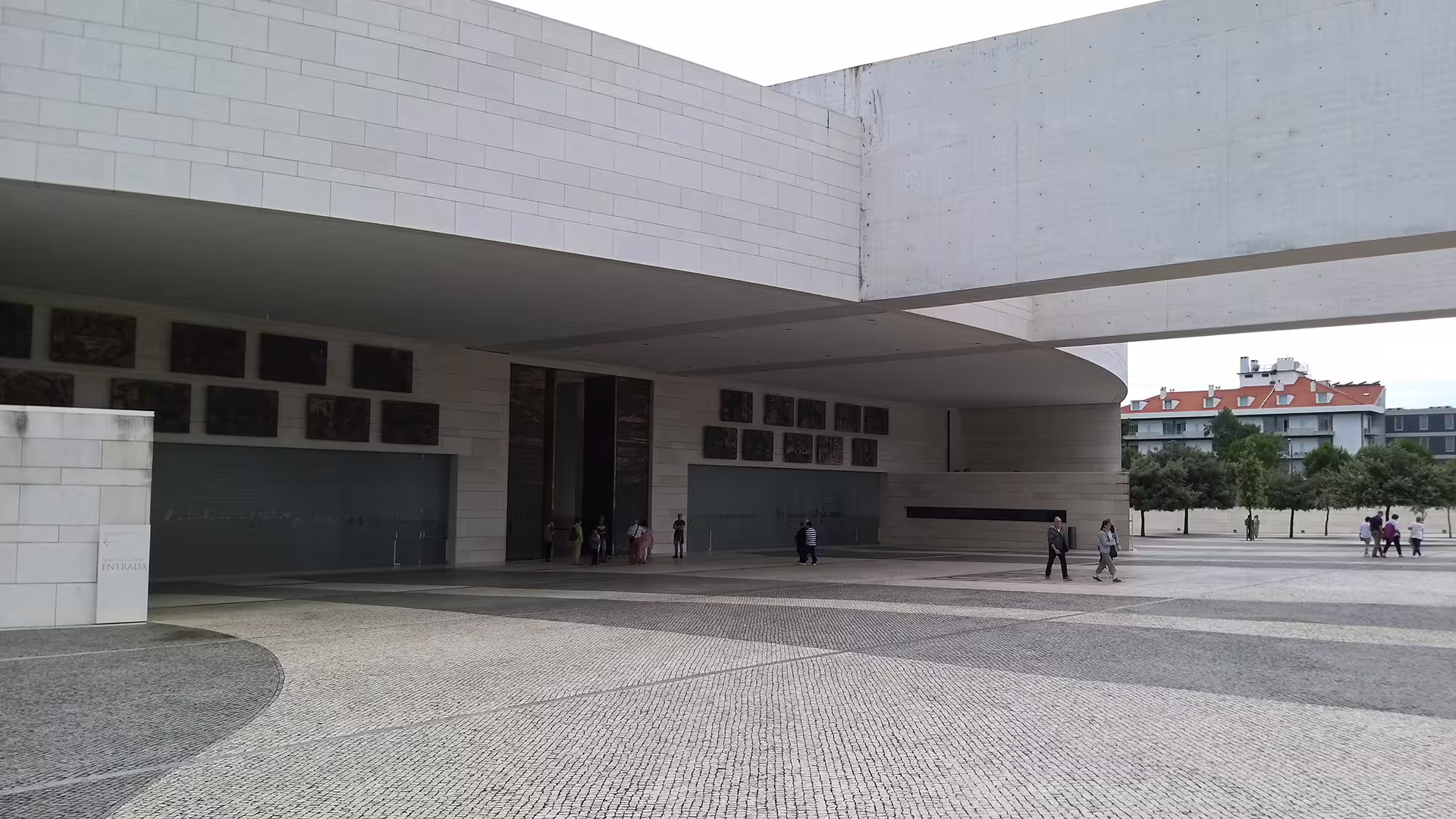 Modern architectural entrance of Fátima Sanctuary, Portugal, a key highlight on private tours to the Little Shepherds’ Houses.