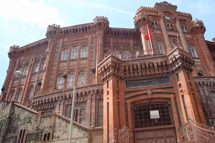 Exterior of Fener Greek Orthodox Patriarchate in Istanbul, key landmark on a 3 nights 4 days city break