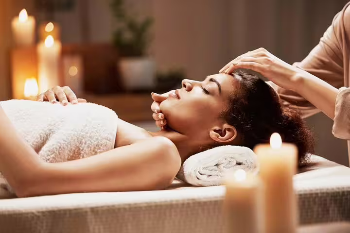 Sauna and bubbling jacuzzi setup for Full Body Massage VIP with Jacuzzi and Sauna package in Hurghada