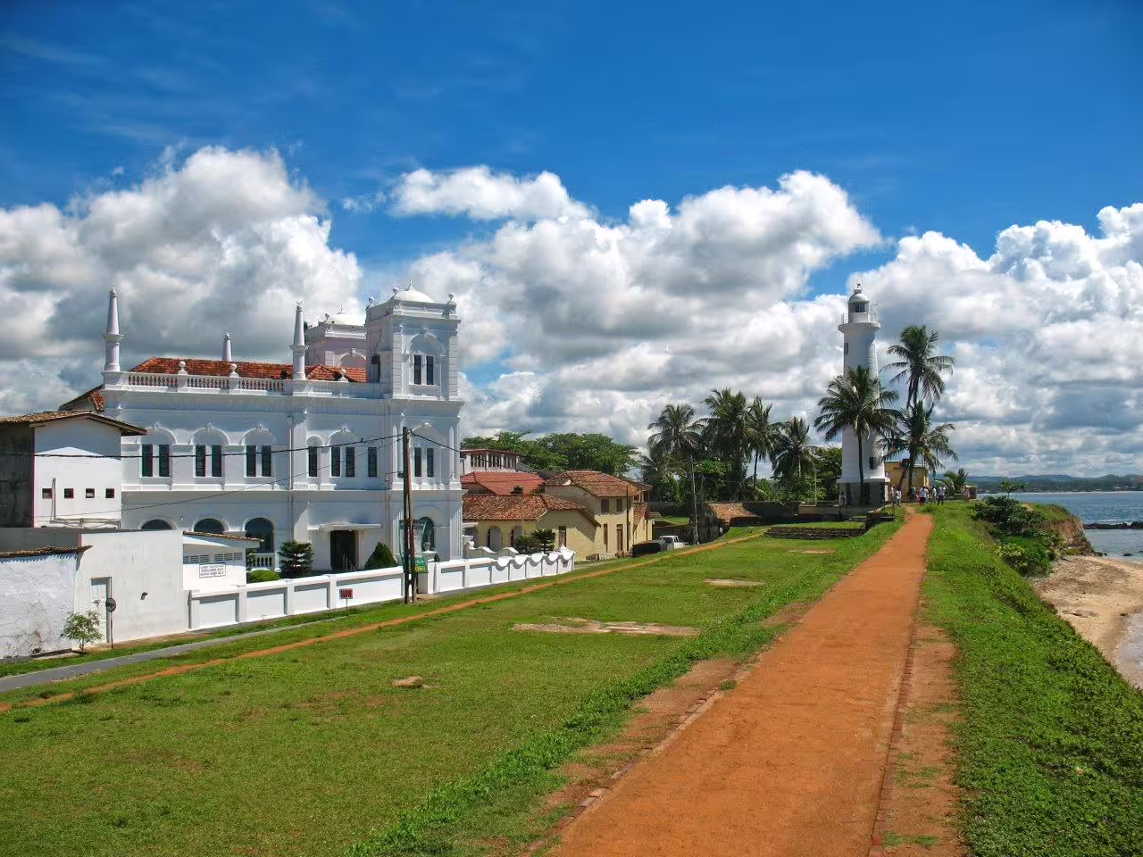 Explore Galle Fort's iconic lighthouse and colonial architecture on the Yala & Galle 2 Days Private Tour.