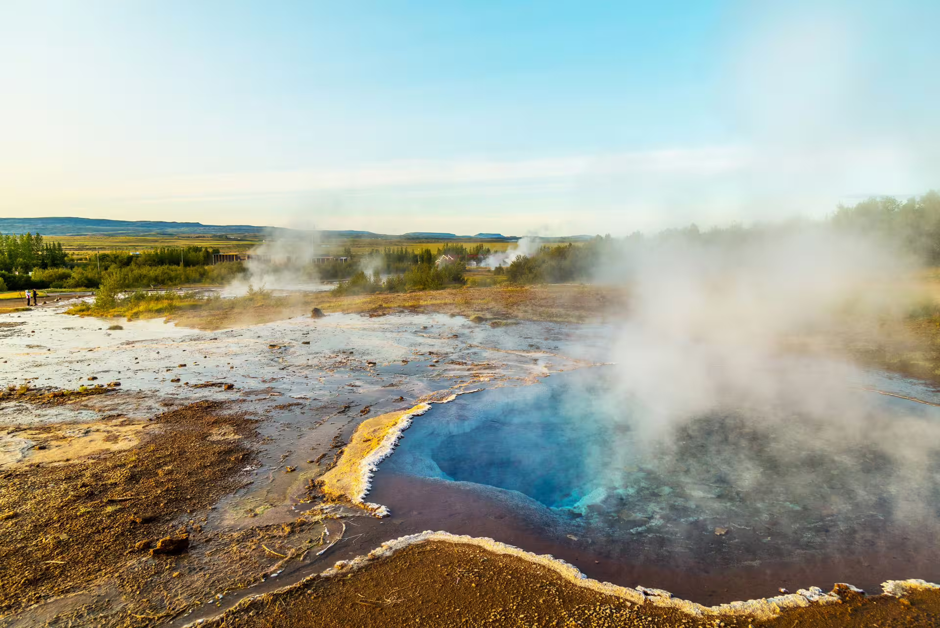 Geysir hot springs geothermal area