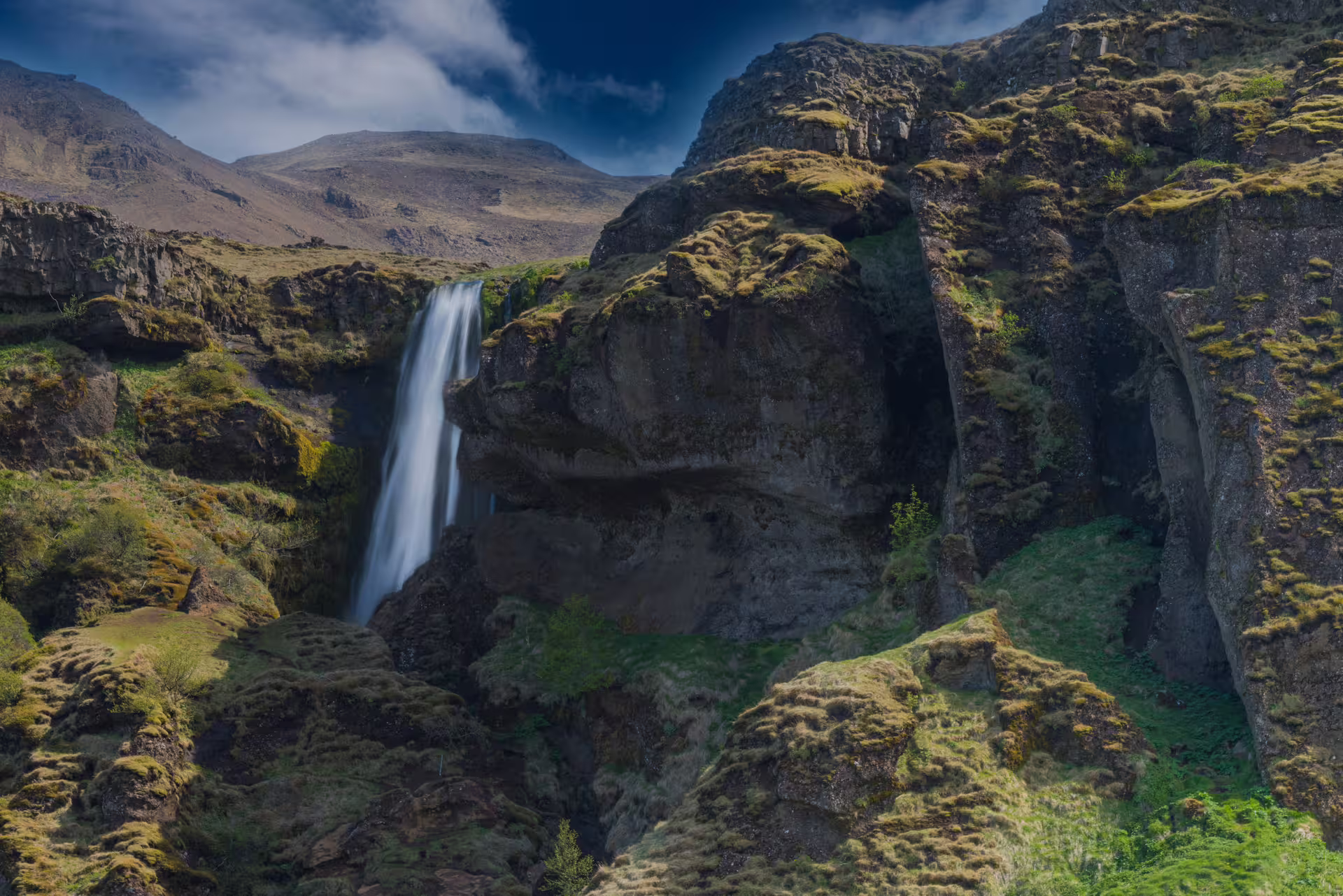 Gljúfrabúi waterfall