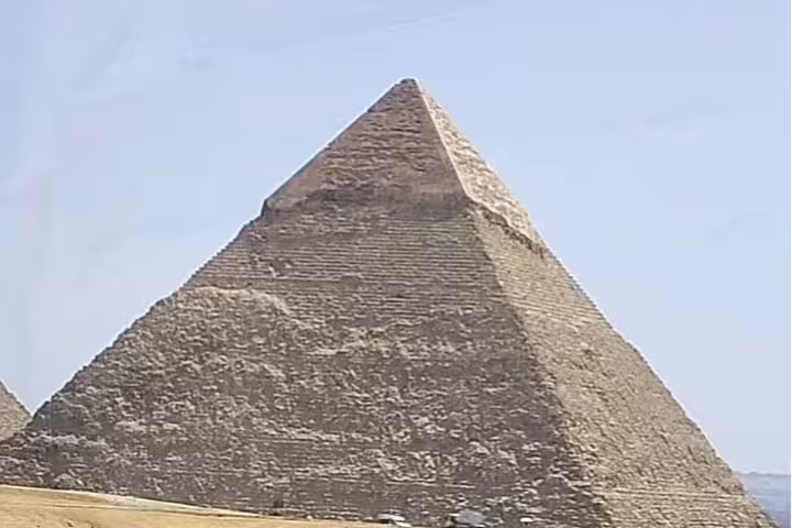 Great Pyramid of Giza near Cairo featured on 13-day Egypt Jordan landmarks tour with flights to Amman