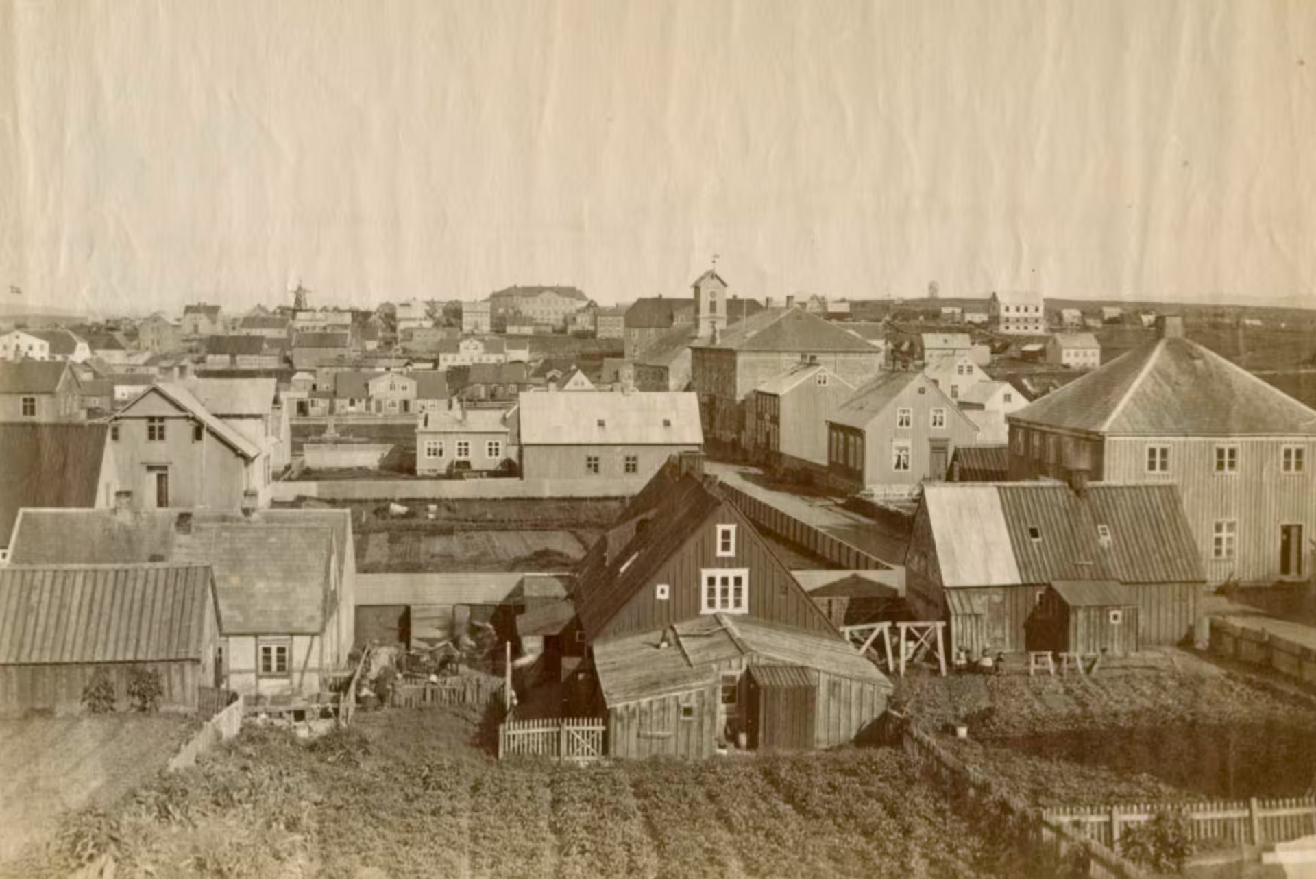 Grjótaþorpið - The Rock Village (in 1884)