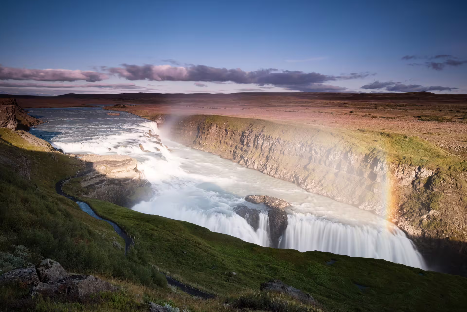 Gullfoss waterfall