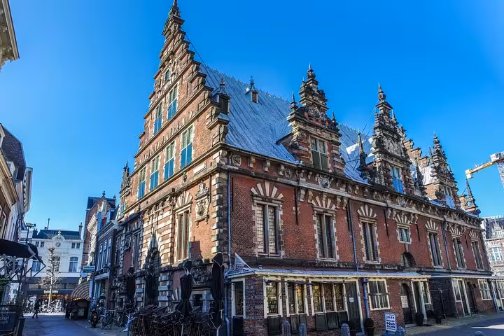 Grote Markt Haarlem gabled historic building stop on 2-hour walking tour of city highlights and history