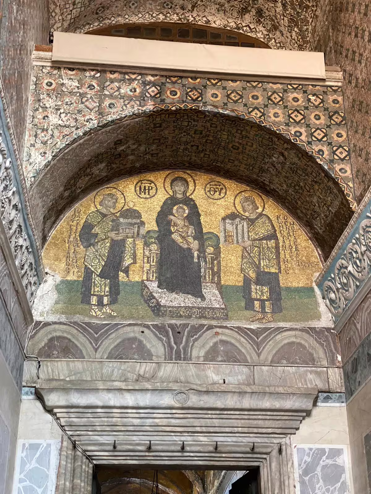 Byzantine mosaic of Virgin Mary and Child at Hagia Sophia, Istanbul, on 5-day guided tour with flights