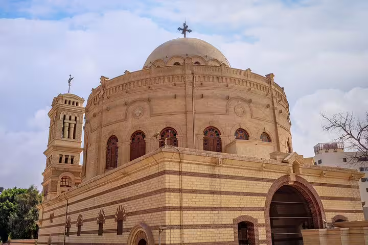 Exterior of the Hanging Church in Coptic Cairo, a highlight on a private Cairo Coptic churches tour