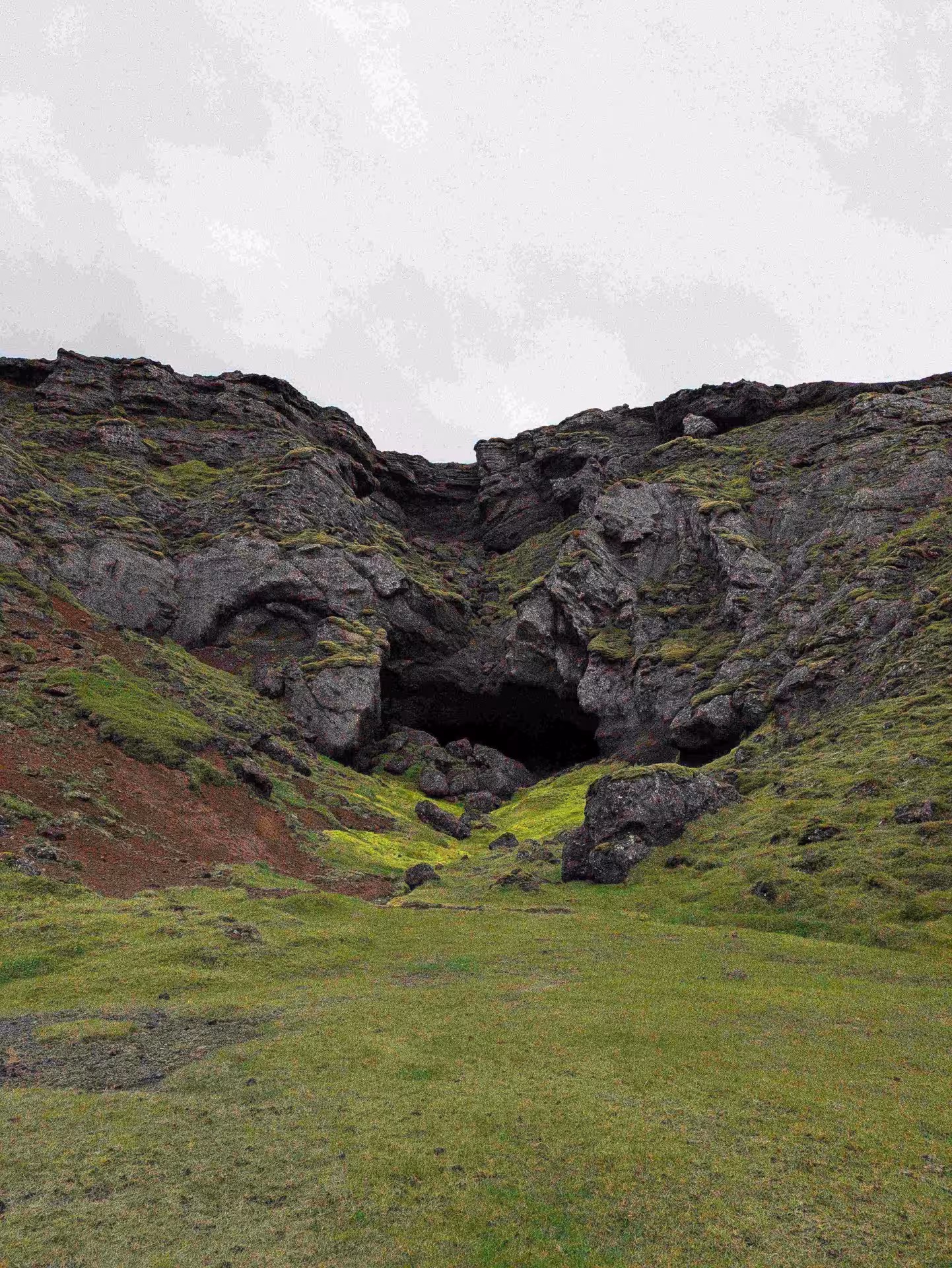 Small cave in the valley