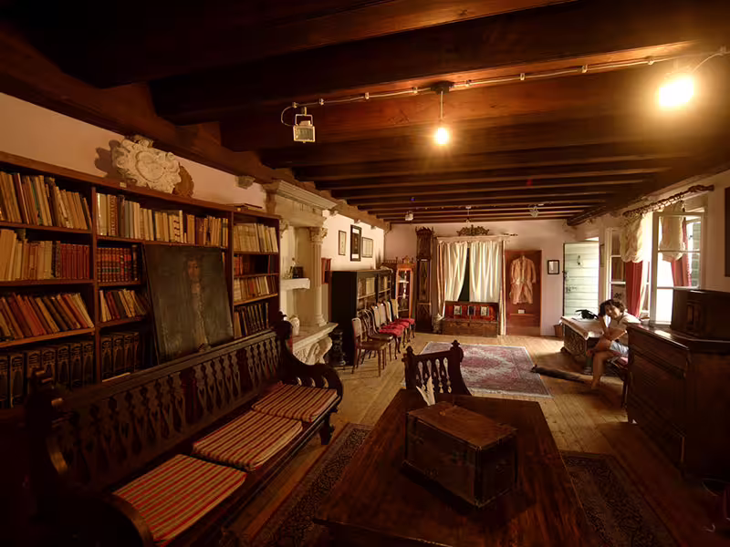 Traditional island museum interior on Hvar, a cultural stop during Hvar Brac Solta private boat tour