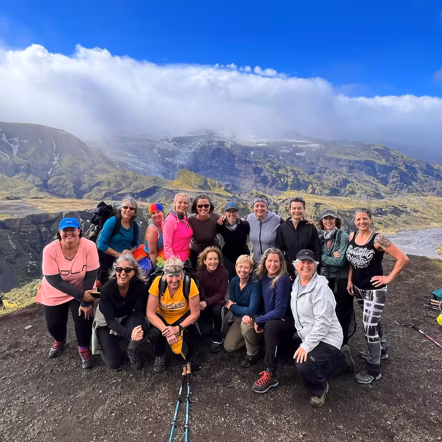 hiking in Þórsmörk