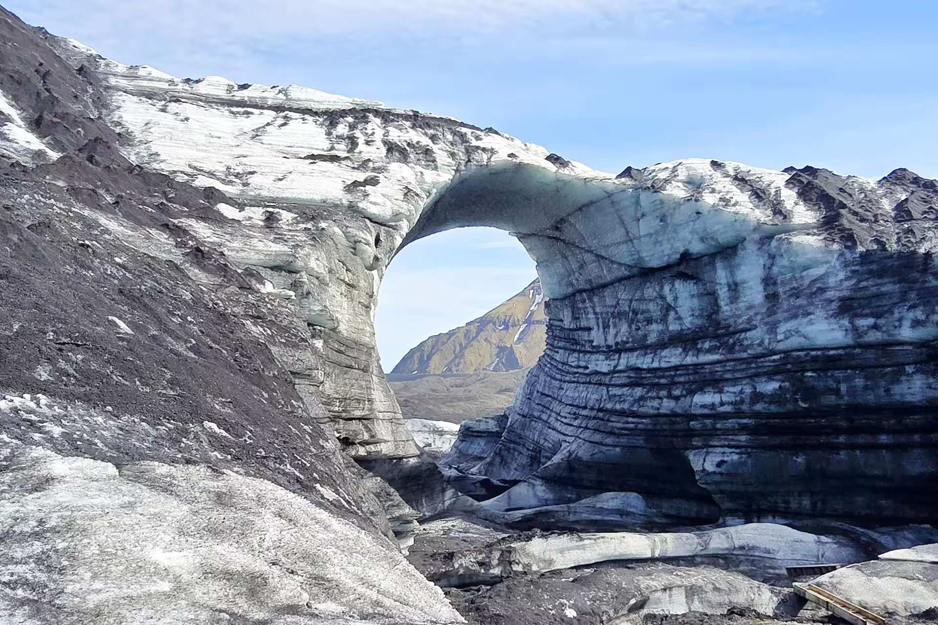 Ice arch.
