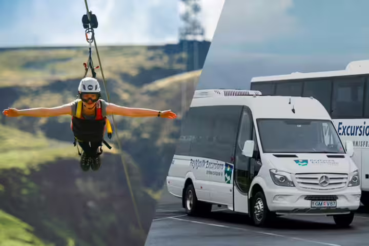 A picture of our zipline tour and transfer combo
