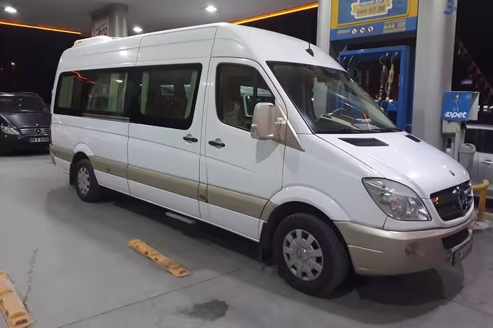 Private transfer van for 8-day Istanbul Cappadocia Konya Pamukkale Ephesus itinerary with domestic flights
