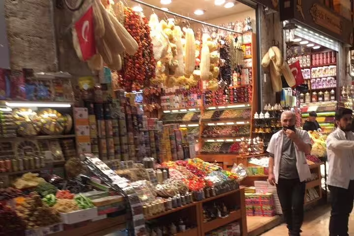 Colorful Istanbul spice shop and bazaar treats, a highlight on Turkey Glories 11-day small group tour