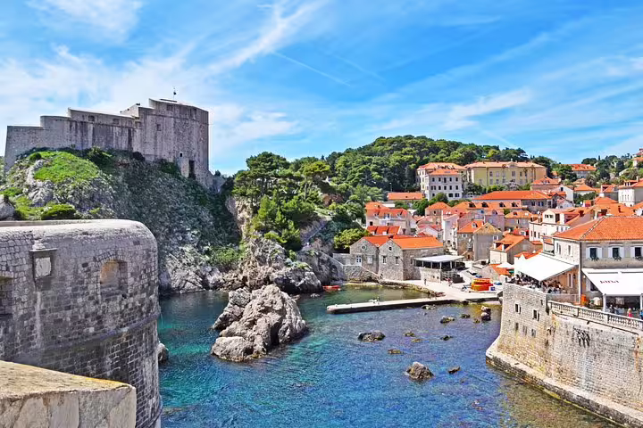 Dubrovnik Old Town and Lovrijenac Fortress above the Adriatic, King's Landing stop on the Iron Throne group tour