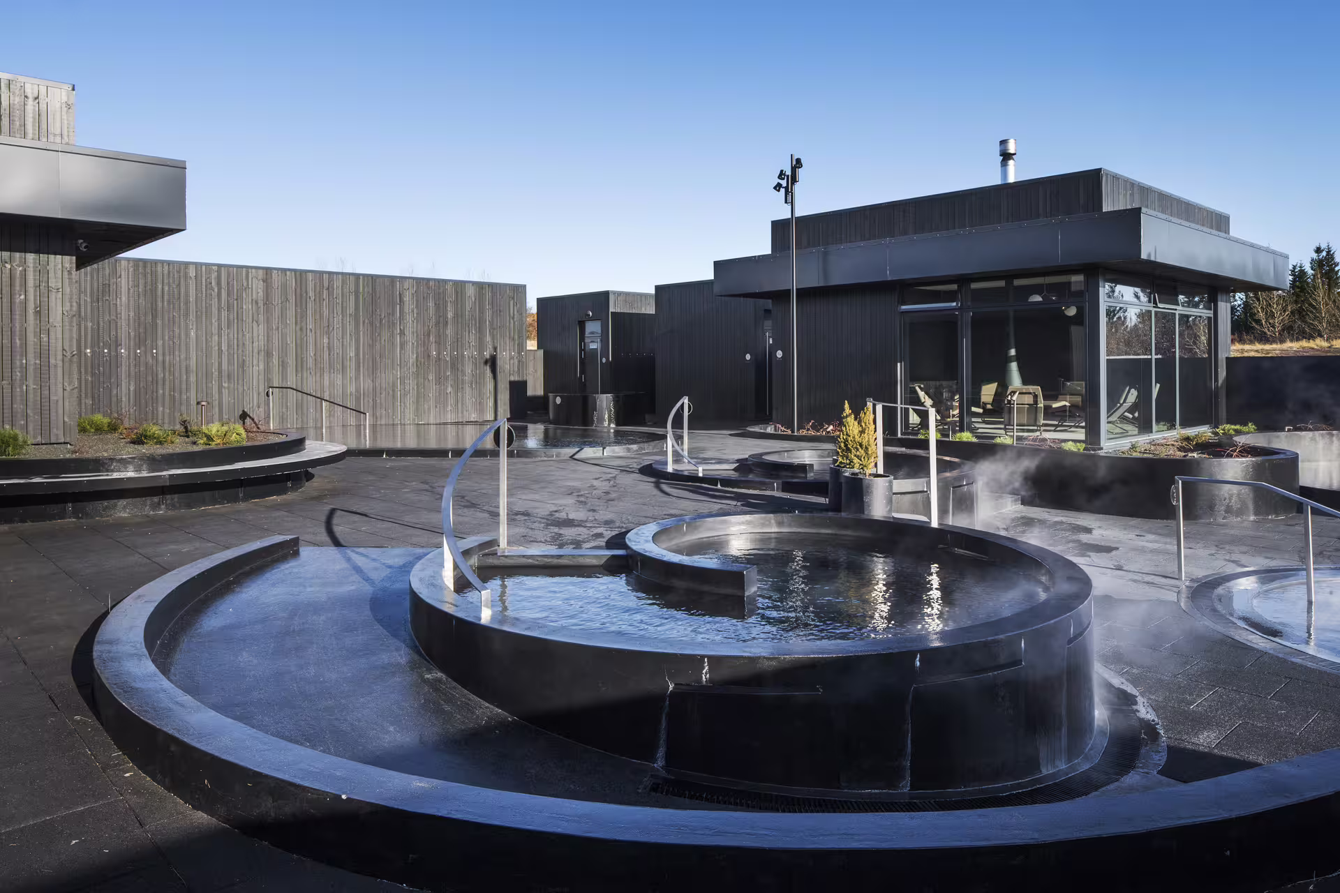 A Picture of the Krauma Spa in Iceland