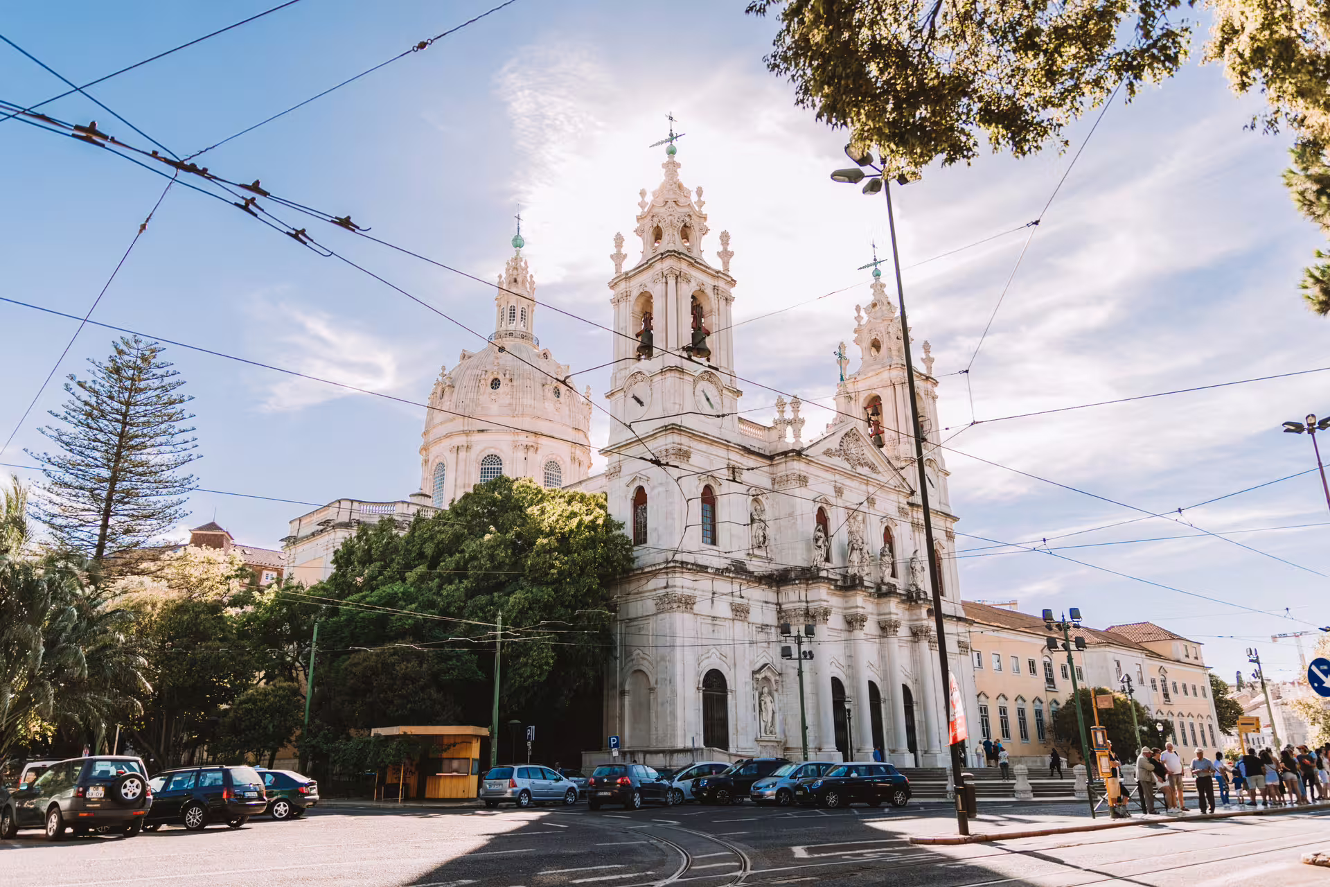 Discover the stunning architecture of Lisbon's historic church on a full-day Tuktuk tour through the city.