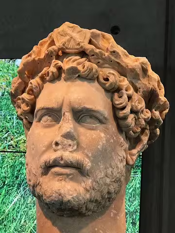 Marble statue head at New Acropolis Museum in Athens on Viator Exclusive Acropolis tour with Greek dinner